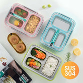 Fiesta Bento Lunch Box (Leak Proof) (3 Compatment)
